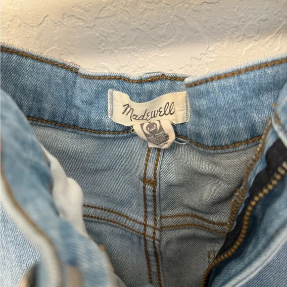 Madewell Slim Wide Leg Crop Jeans - Picture 4 of 6